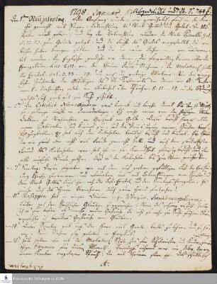 Tagebuch von Christian Pohle.