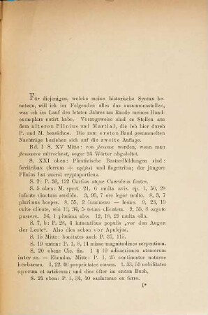 Nachträge zur lateinischen Syntax