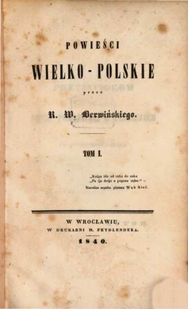 Powiésci Wielko-Polskie