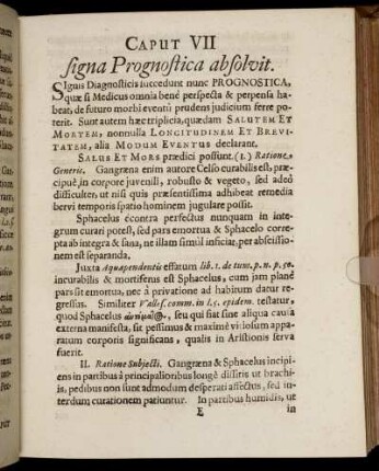 Caput VII signa Prognostica absolvit.