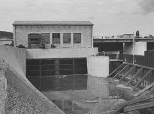 Kraftwerk Besigheim/Neckar im Bau