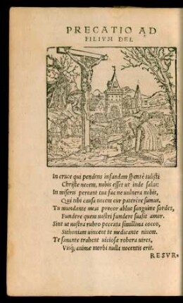 Precatio Ad Filium Dei.