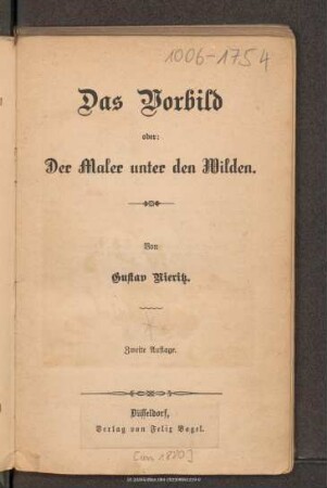 Das Vorbild oder: Der Maler unter den Wilden