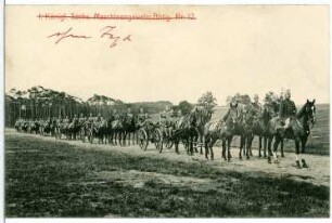 1. Königl. Sächs. Maschinengewehr-Abteilung Nr. 12