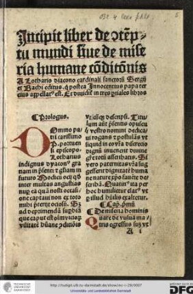 Quare de vulva matris egressus sum ut viderem laborem et dolorem et consumerentur dies mei.