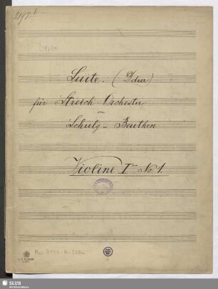 Suites - Mus.7197-N-500a : orch
