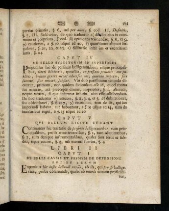 VII-XII, Caput I - IX