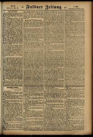 Zweite Ausgabe vom Samstag, den 11. März 1916.