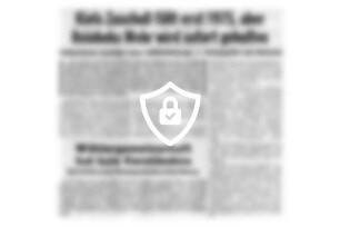Kiels Zuschuß fällt erst 1975, aber Reinbeks Wehr wird sofort geholfen