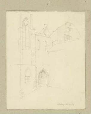 Tor zum inneren Hof des Marburger Schlosses