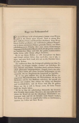 Hugo von Hofmannsthal
