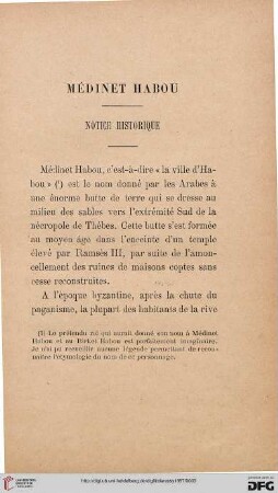 Note historique