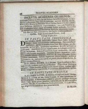 Incluta Academia Giessensis.