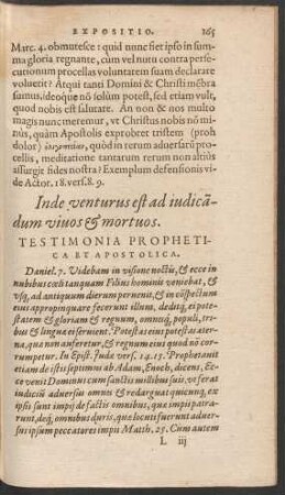 Inde venturus est ad iudicandum vivos & mortuos.