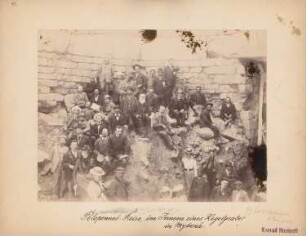Schatzhaus der Klytaimnestra, Mykene: Innenraum, Foto der Reisegruppe
