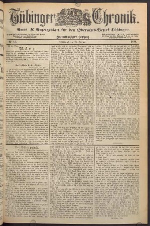 24. Feburar (Nro. 45) - 28. Februar (Nro. 49 (Zweites Blatt))