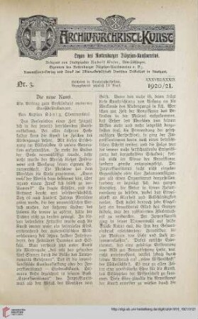 38/39: Die neue Kunst, [1] : ein Beitrag zum Verständnis moderner Kunstbestrebungen