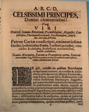 Nobilis eruditus, in illustris quod Baruthi est, collegii ChristianErnestini, acroaterio maiori D. 30. Octobris, anno 1679 brevi oratione adumbratus