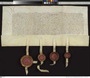 Erzherzog Albrecht VI. von Österreich, Markgraf Albrecht Achilles von Brandenburg, Markgraf Jakob I. von Baden und Graf Ulrich V. von Württemberg schließen ein Bündnis zur gegenseitigen Hilfeleistung