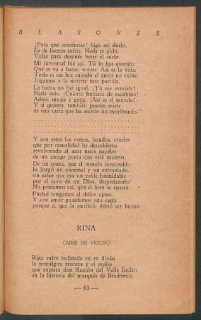 Rina : (Aire de violín)