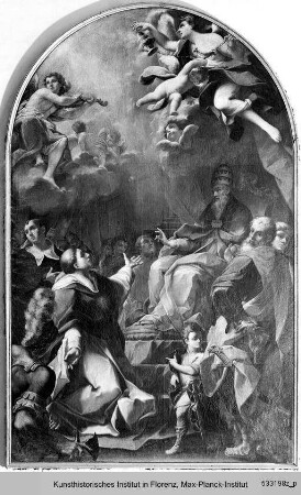 Der heilige Thomas von Aquin vor Urban IV.
