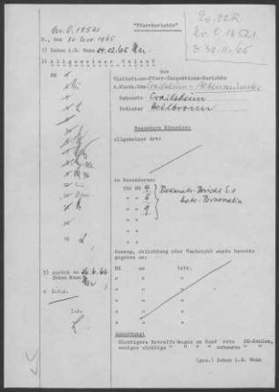 Altenmünster: Pfarrbericht 1963