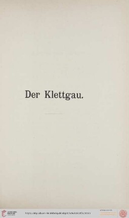 Der Klettgau