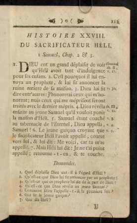 113-121, Histoire XXVIII - XXIX