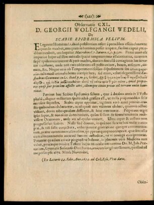 D. Georgii Wolfgangi Wedelii