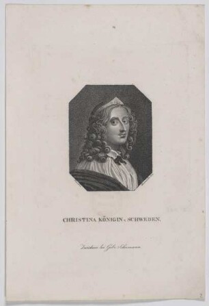 Bildnis der Christina, Königin v. Schweden