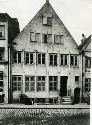 Altona: Breite Straße 1 (ältestes Haus in Altona), erbaut 1723, abgebrochen 1934