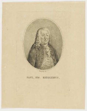 Bildnis des Pavl Ios. Rieggervs