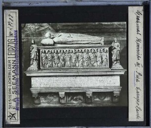 Pisa, Camposanto Monumentale,Pisa, Camposanto Monumentale, Grabmal von Kaiser Heinrich VII.