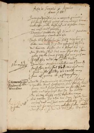 Acta Senatus 1588-1596