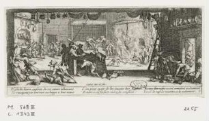 Überfall auf einen Bauernhof, Blatt 5 der Folge "Les misères et les malheurs de la guerre"
