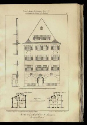 Wohn- & Geschäftshaus in Stuttgart. Details zu Tafel 7.