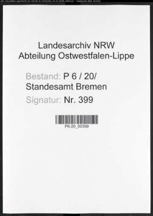 Sterberegister Standesamt Bremen