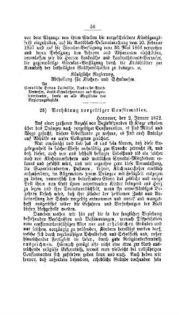 Verhütung vorzeitiger Confirmation : [IV. Elementarschulwesen]