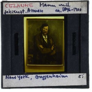 Cézanne, Mann mit verschränkten Armen