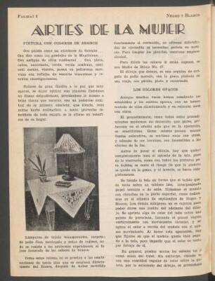 Artes de la mujer