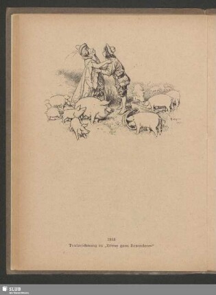 1903, Textzeichnung zu „Etwas ganz Besonderes“