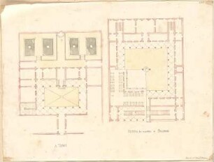 ohne Verfasserangabe; Palermo (Italien); Hopital des Incurables - Grundriss