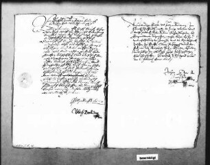 Zwei Erlasse der Rentkammer an Schickhardt zum Erhalt bzw. Instandsetzung der Straße, 18. März 1620 und 6. Februar 1621 (2 Folio)