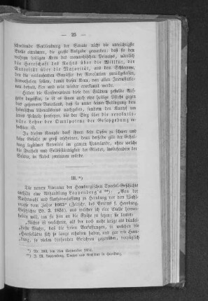 Politische Briefe. III.