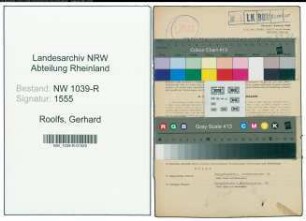 Entnazifizierung Gerhard Roolfs , geb. 27.01.1897 (Kraftfahrzeugmeister)