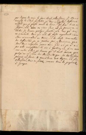 Abschrift eines Briefs von Carl Abraham Clewberg an Johan Arckenholtz (1748): Informationen über die vorliegende Handschrift