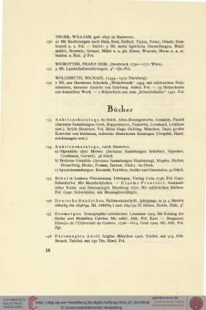 Bücher (Nr. 153-165)