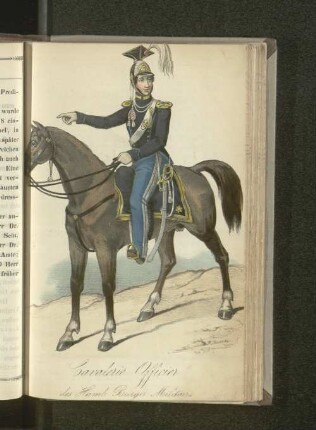 Cavallerie-Officier des Bürger-Militairs.