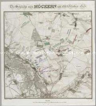 Die Schlacht von Möckern am 16ten October 1813
