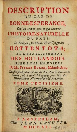 Déscription du cap de Bonne-Espérance, 3